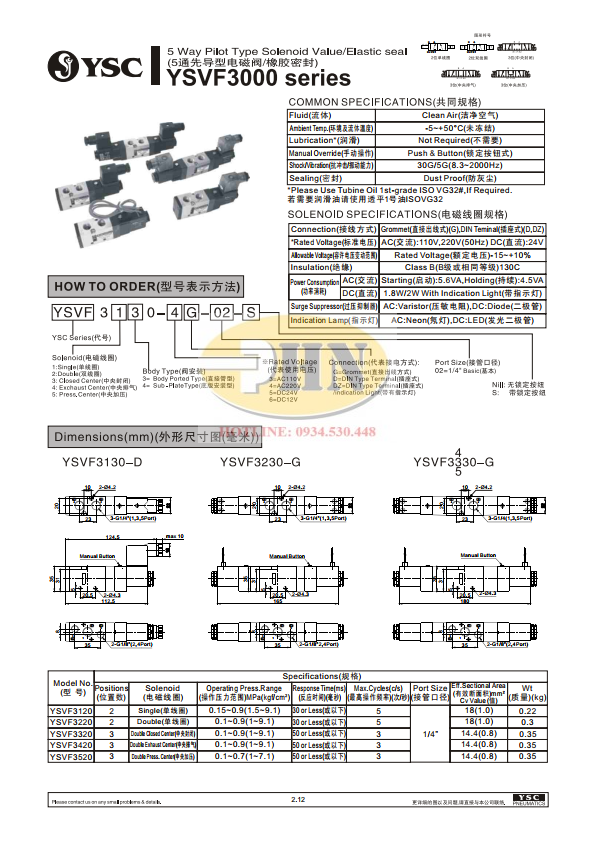 YSVF3000 Series