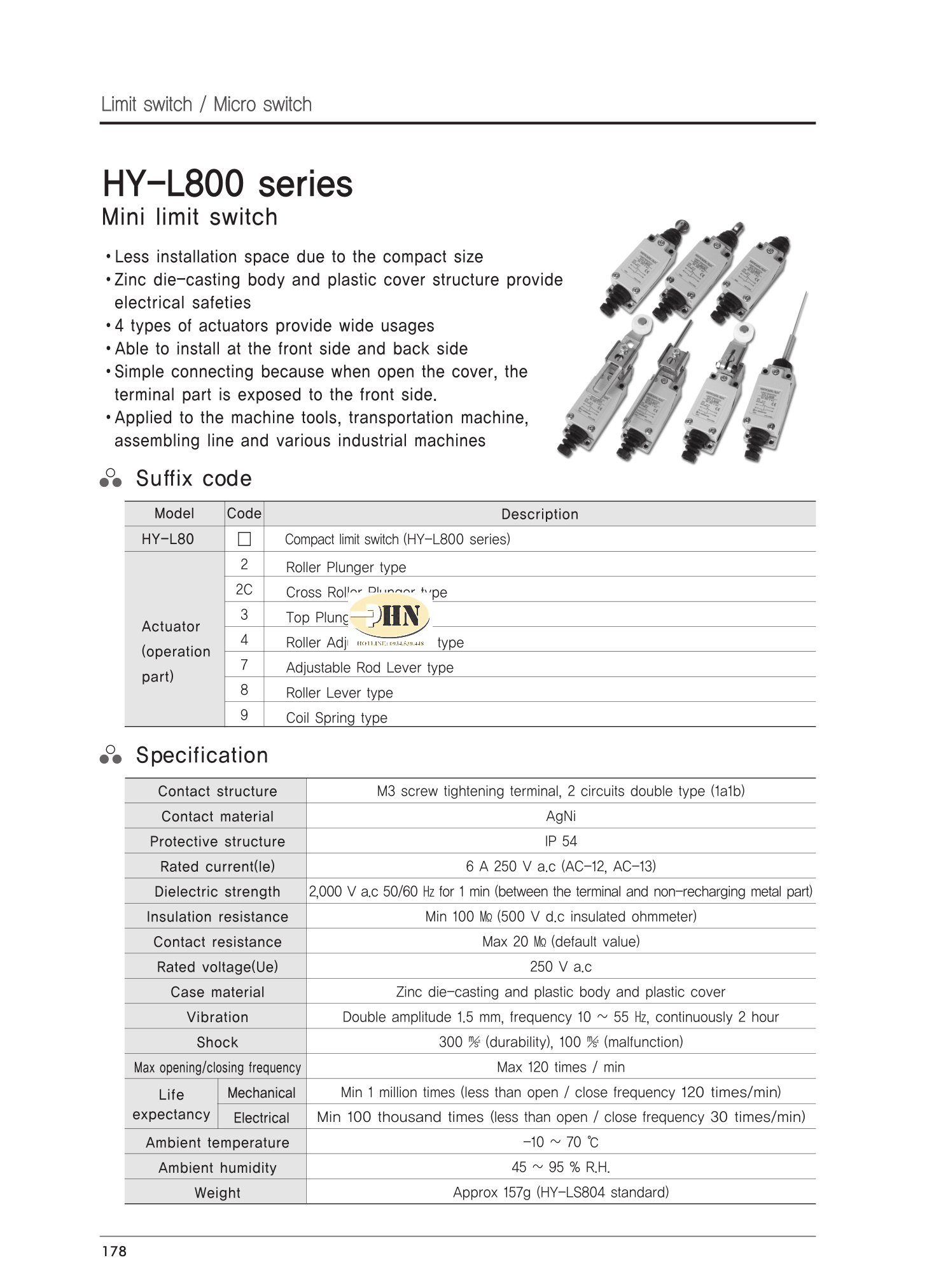 HY-L800 series-1