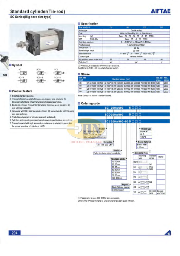 SC Big bore size