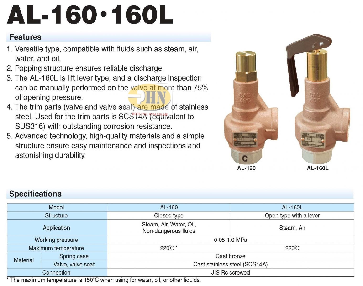Catalogue AL160