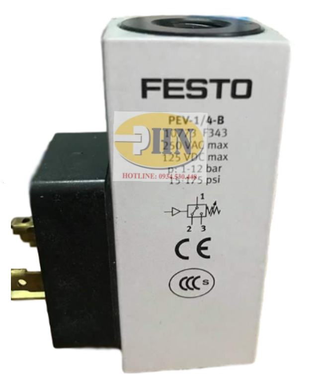 Công tắc áp suất chân không Festo PEV -1/4- B