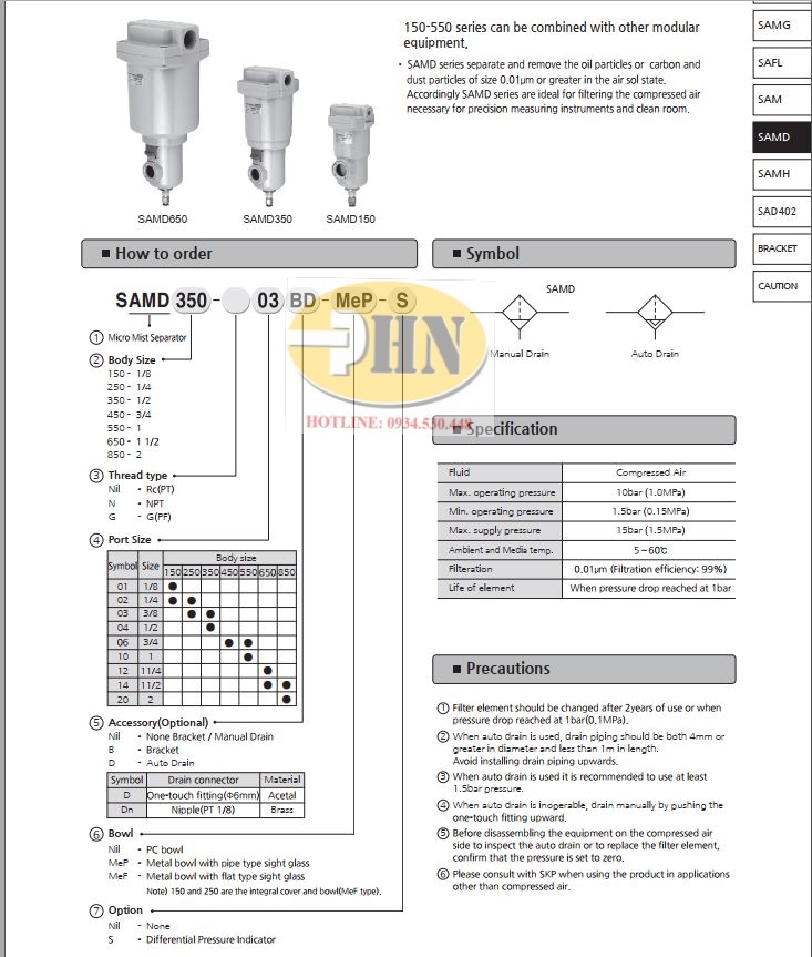 SAMD Series Catalog