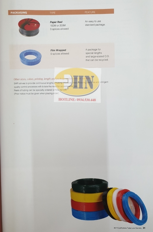 Catalog ống PE 1