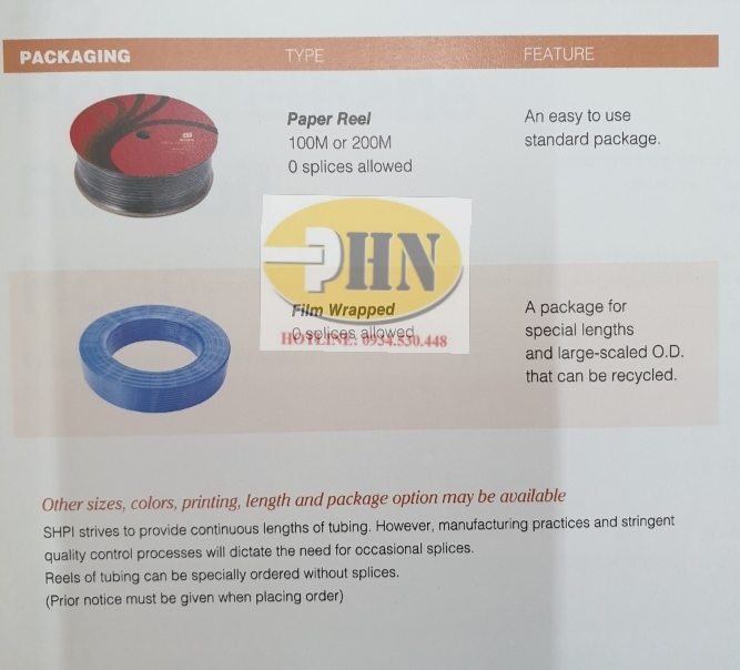 Catalog ống PE