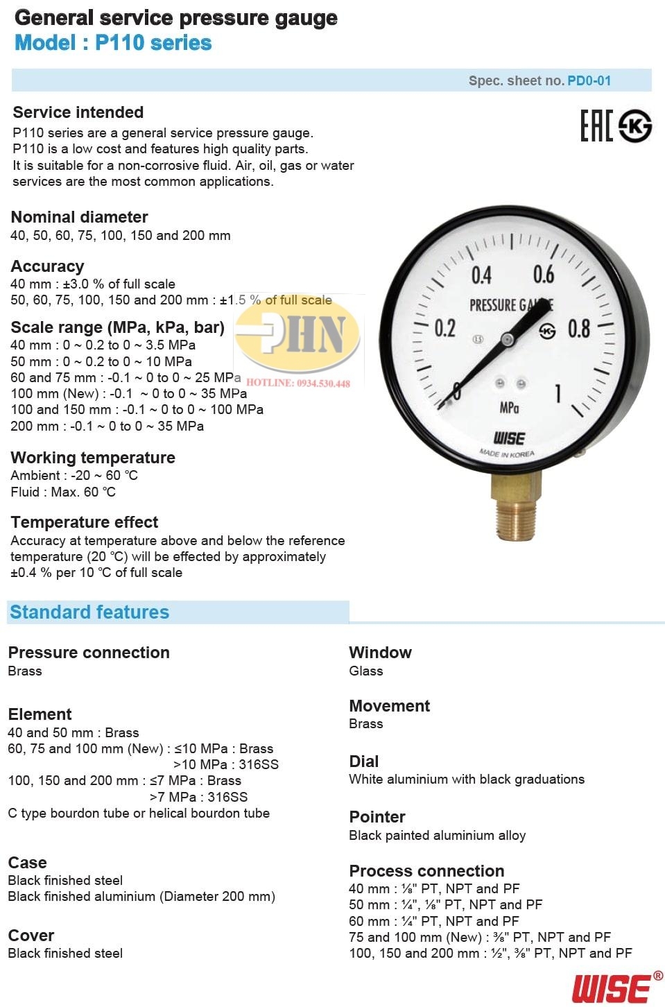 P1103A4DBB05010 PDF