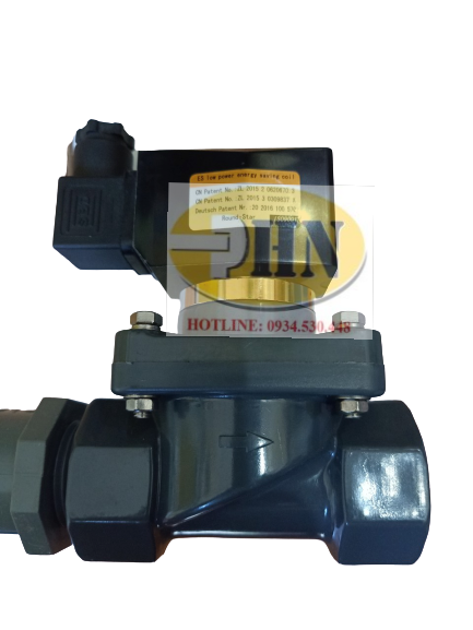 Van điện từ dùng hoá chất nhựa UPVC model ZCF–P–15