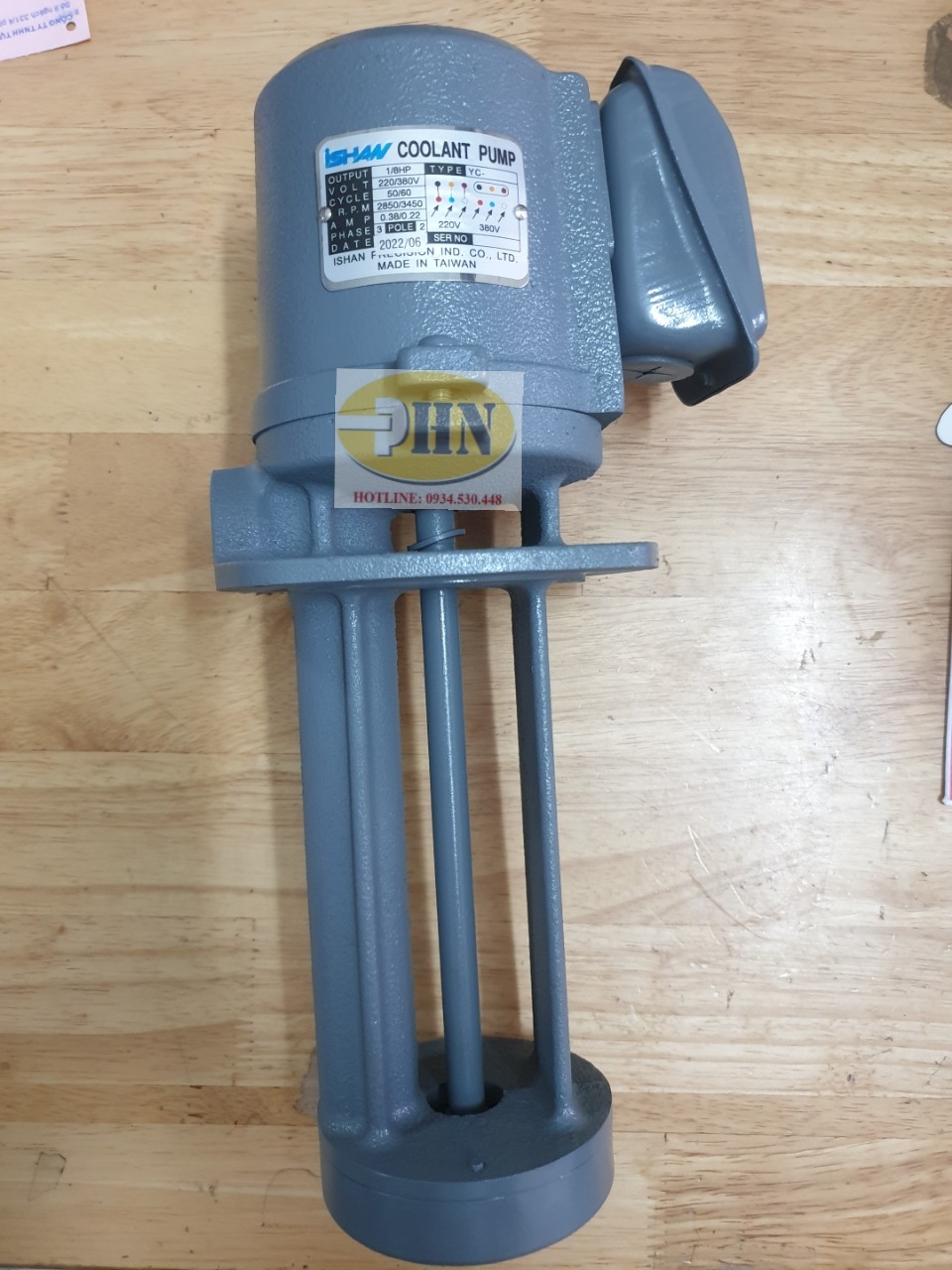 bơm chìm của ishan 1/8hp điện 220V/380V
