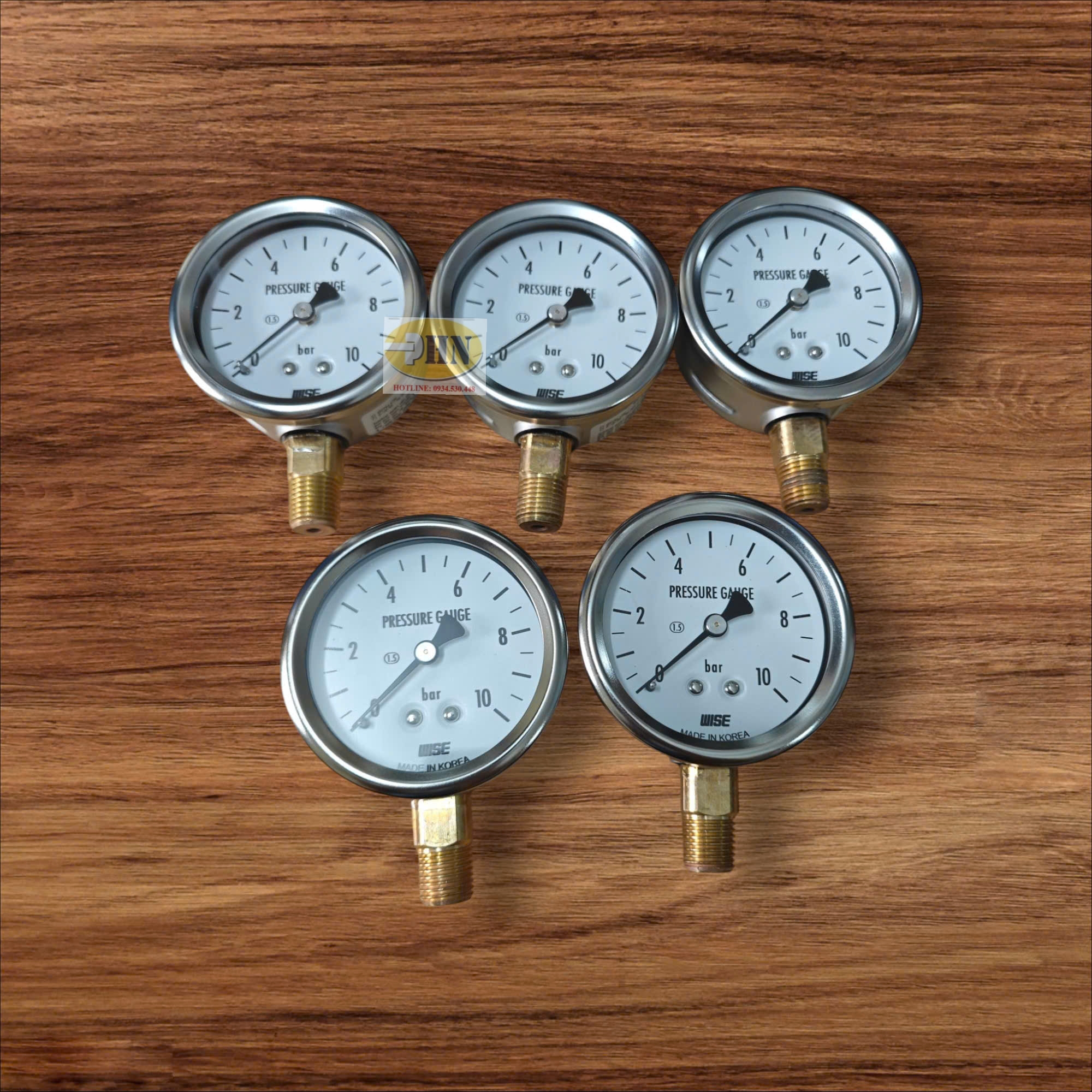 Đồng hồ áp suất P254 63A 0~10bar