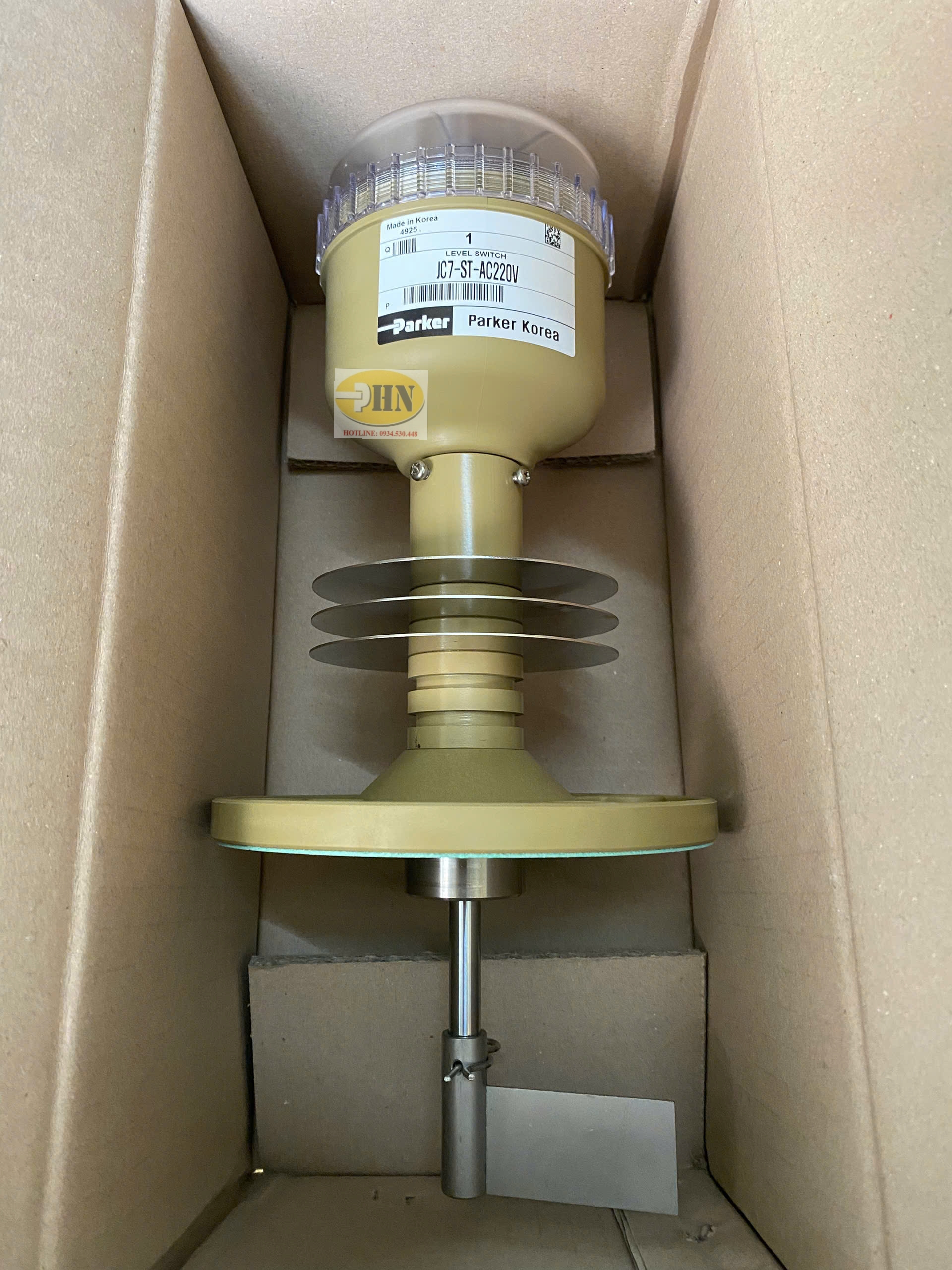 Bộ cảm biến báo mức JC7-ST-AC220V-100MM