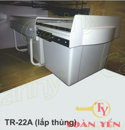 Thùng rác nhựa 2 ngăn TR-22A (lắp thùng)