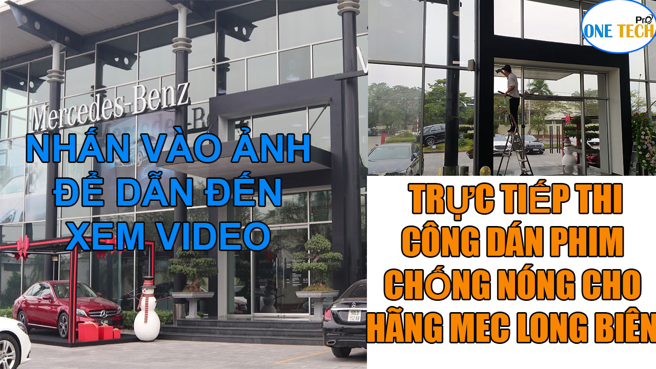 dán phim cách nhiệt nhà kính tại tòa nhà Cao tầng Khách sạn HANA STAY