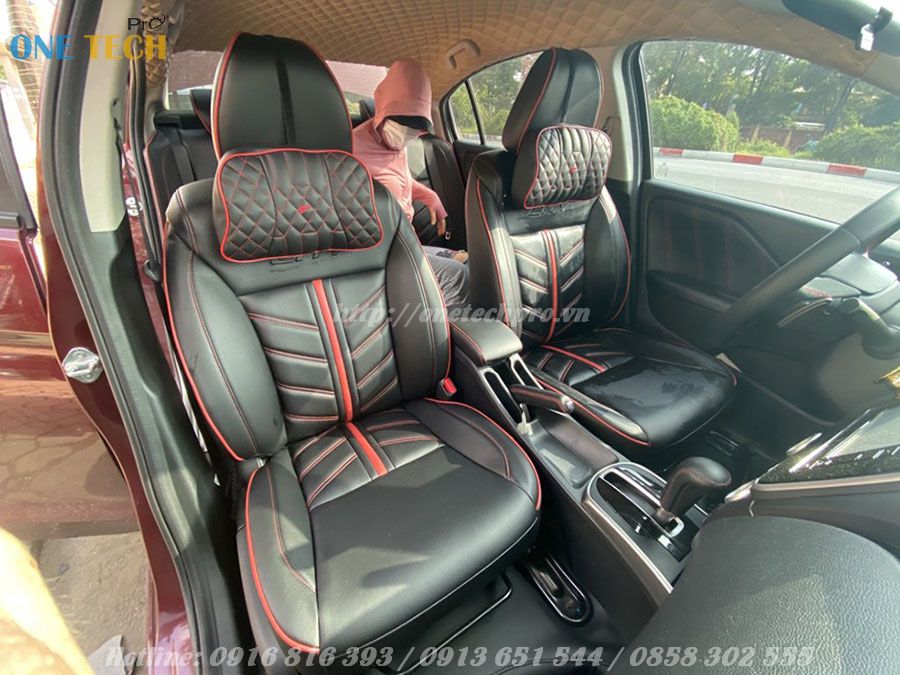 BỌC NỆM GHẾ DA Ô TÔ HONDA CITY