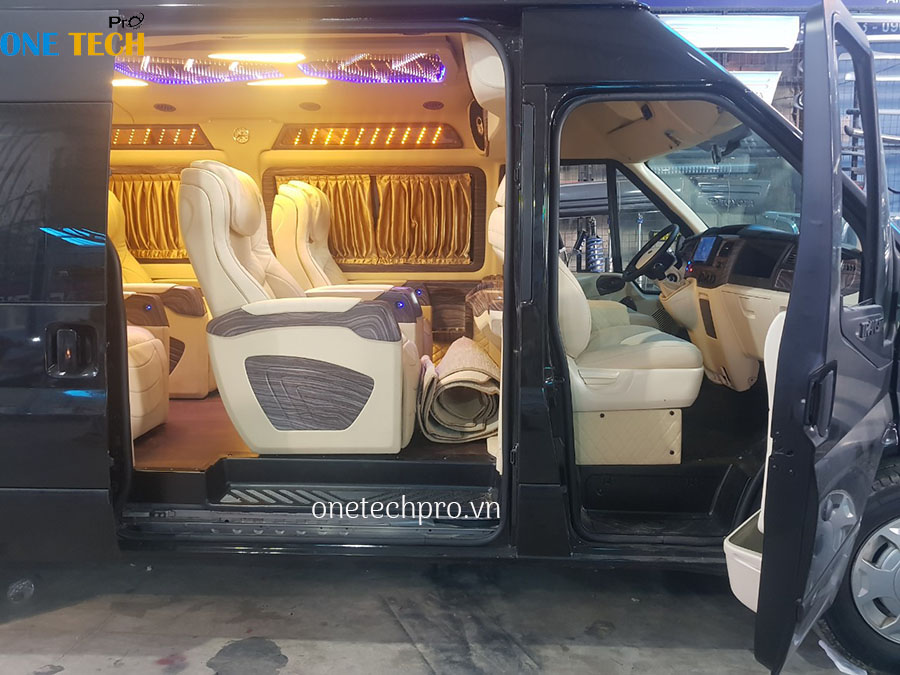 ĐỘ XE FORD TRANSIT 16 CHỖ KIỂU LIMOUSINE