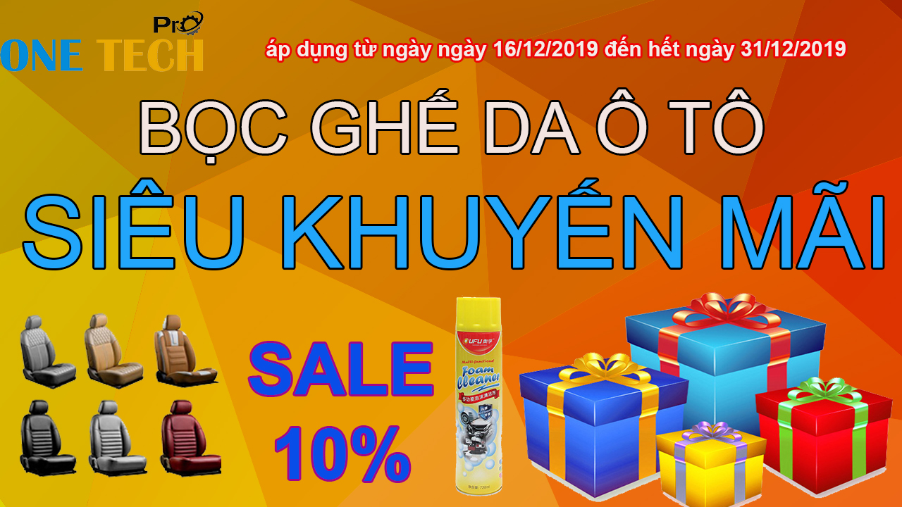 KHUYẾN MÃI / GIẢM GIÁ BỌC GHẾ DA XE Ô TÔ