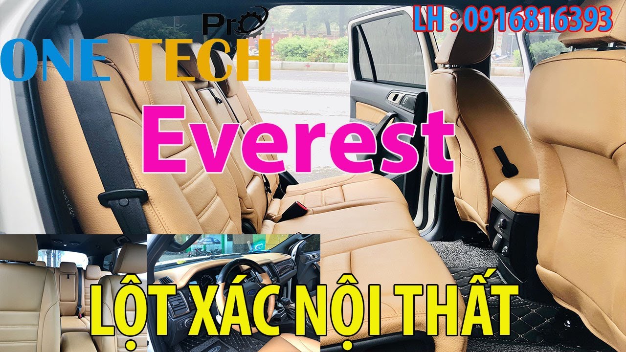 MÊ MẨN FORD EVEREST ĐỘ NỘI THẤT SIÊU SANG ( BỌC GHẾ DA Ô TÔ