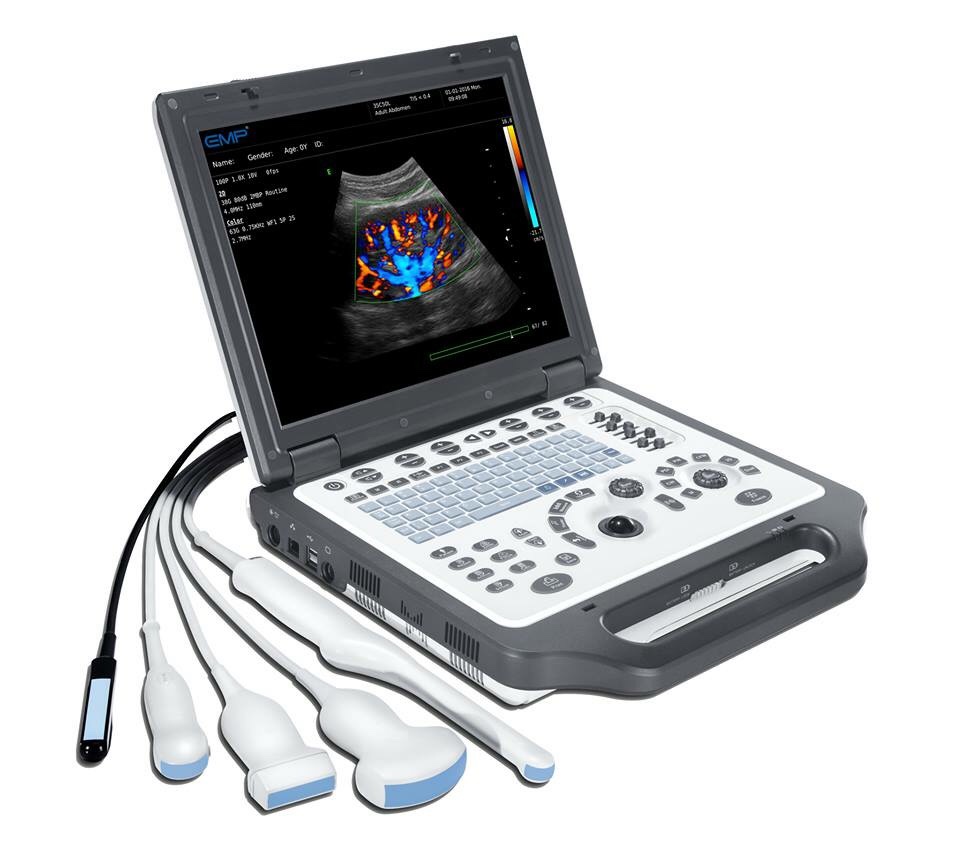 Máy siêu âm xách tay 4D doppler màu/ năng lượng/liên tục G30