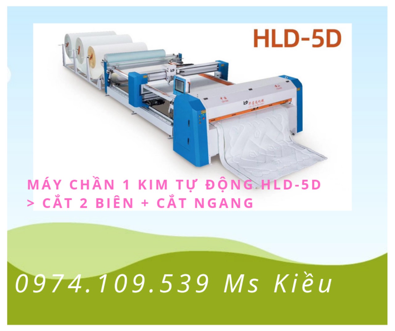 HKD-5D MÁY CHẦN 1 KIM TỰ ĐỘNG