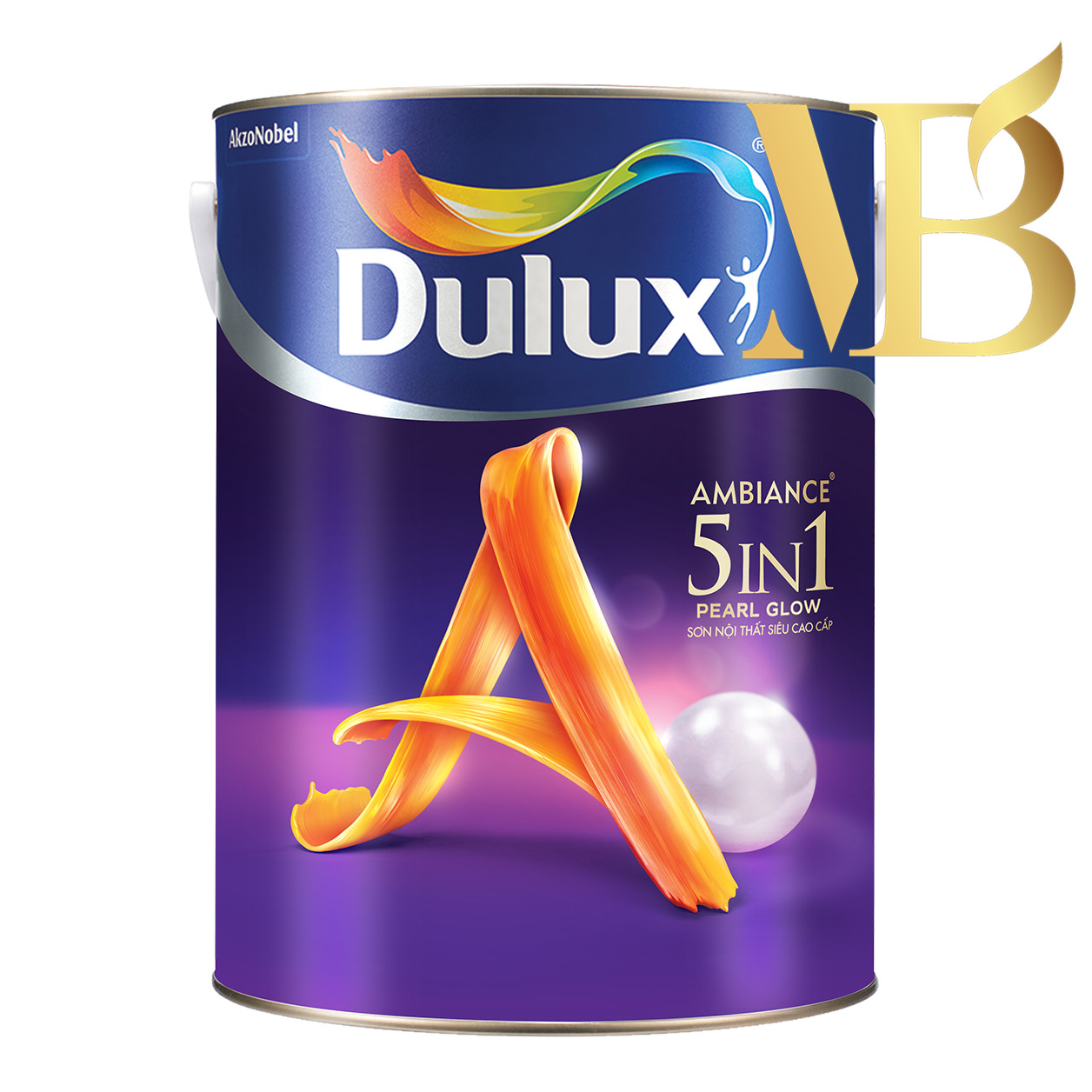 Sơn Dulux AMBIANCE 5 in 1 66A 5L - Sơn Nội Thất Siêu Cao Cấp