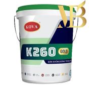 Sơn Kova K-260 sơn nước trong nhà không bóng - trắng mịn 20KG