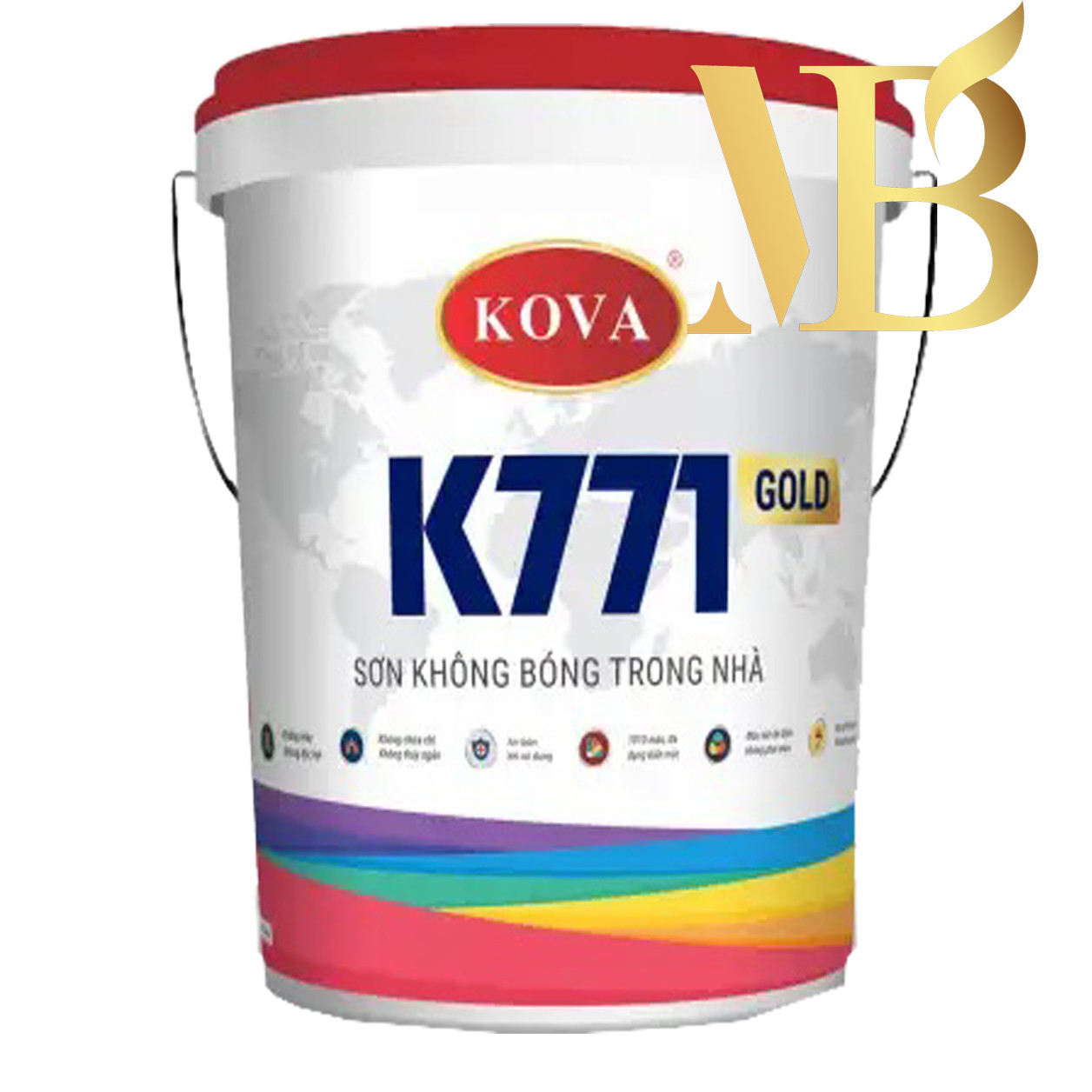 Sơn Kova K-771 Sơn nội thất không bóng 25KG