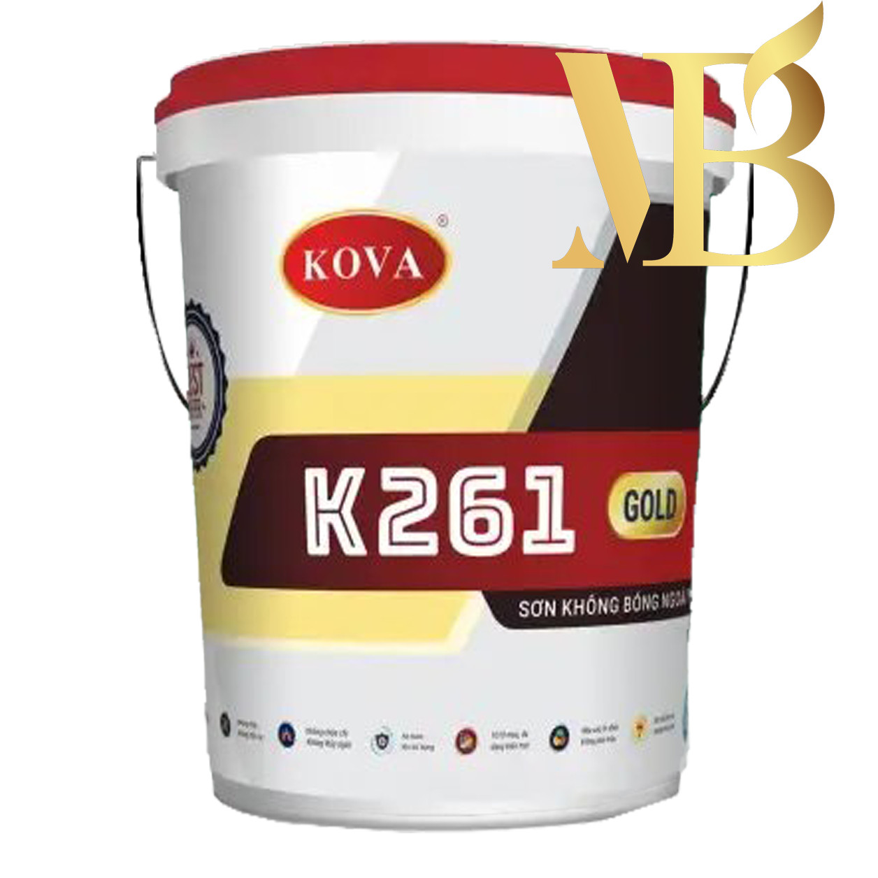 SƠN KHÔNG BÓNG NGOÀI TRỜI K261-GOLD 20KG