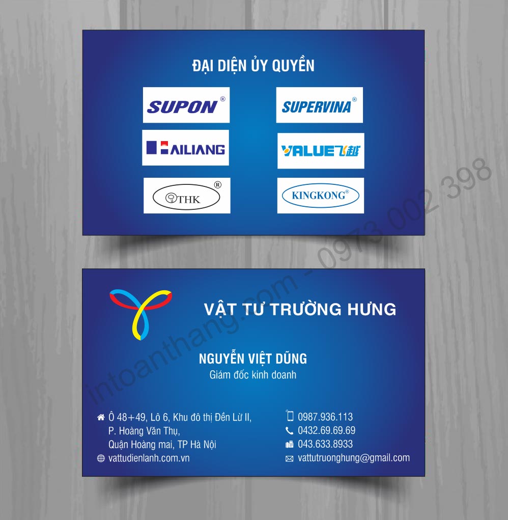 CARD CÔNG TY SƠN