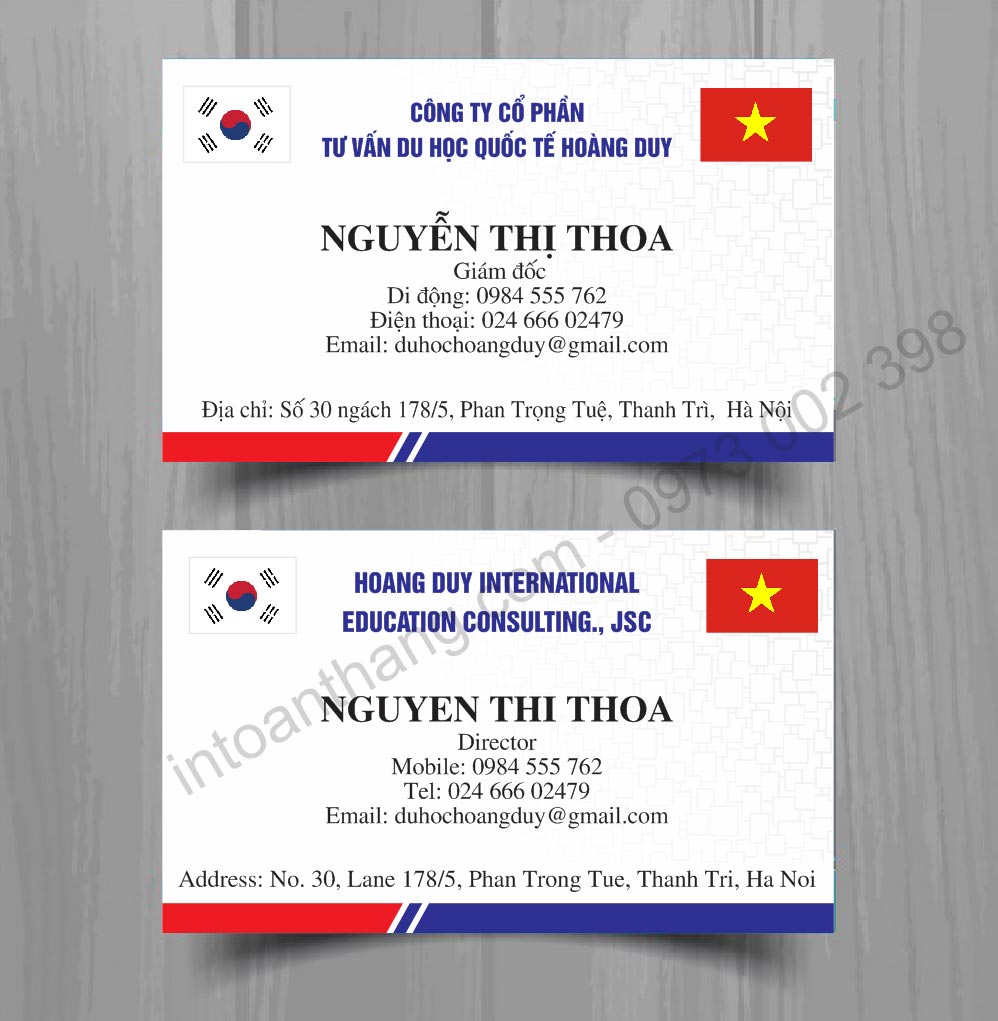 in name card đẹp