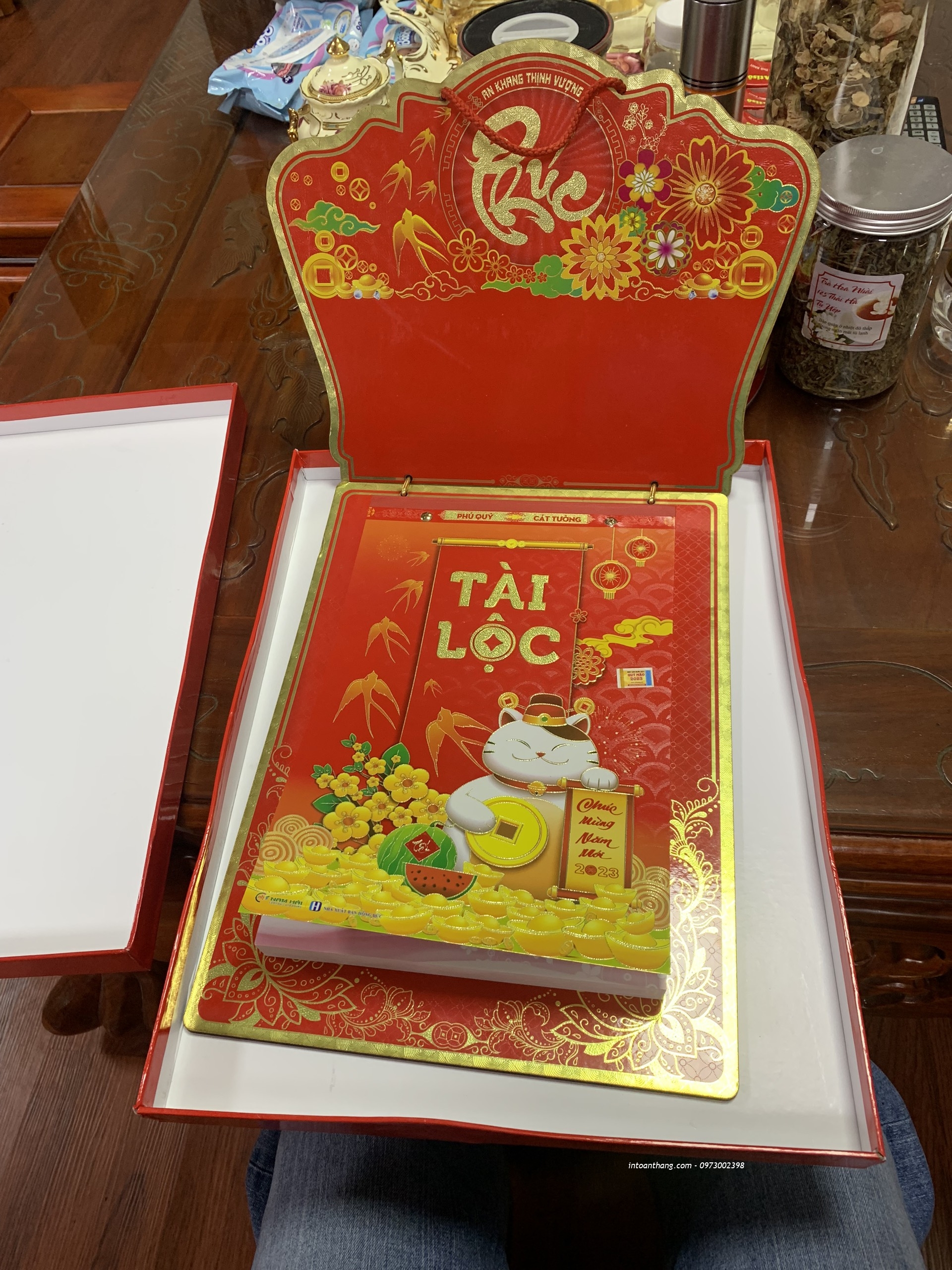 Mẫu lịch bloc siêu đại 20x30cm