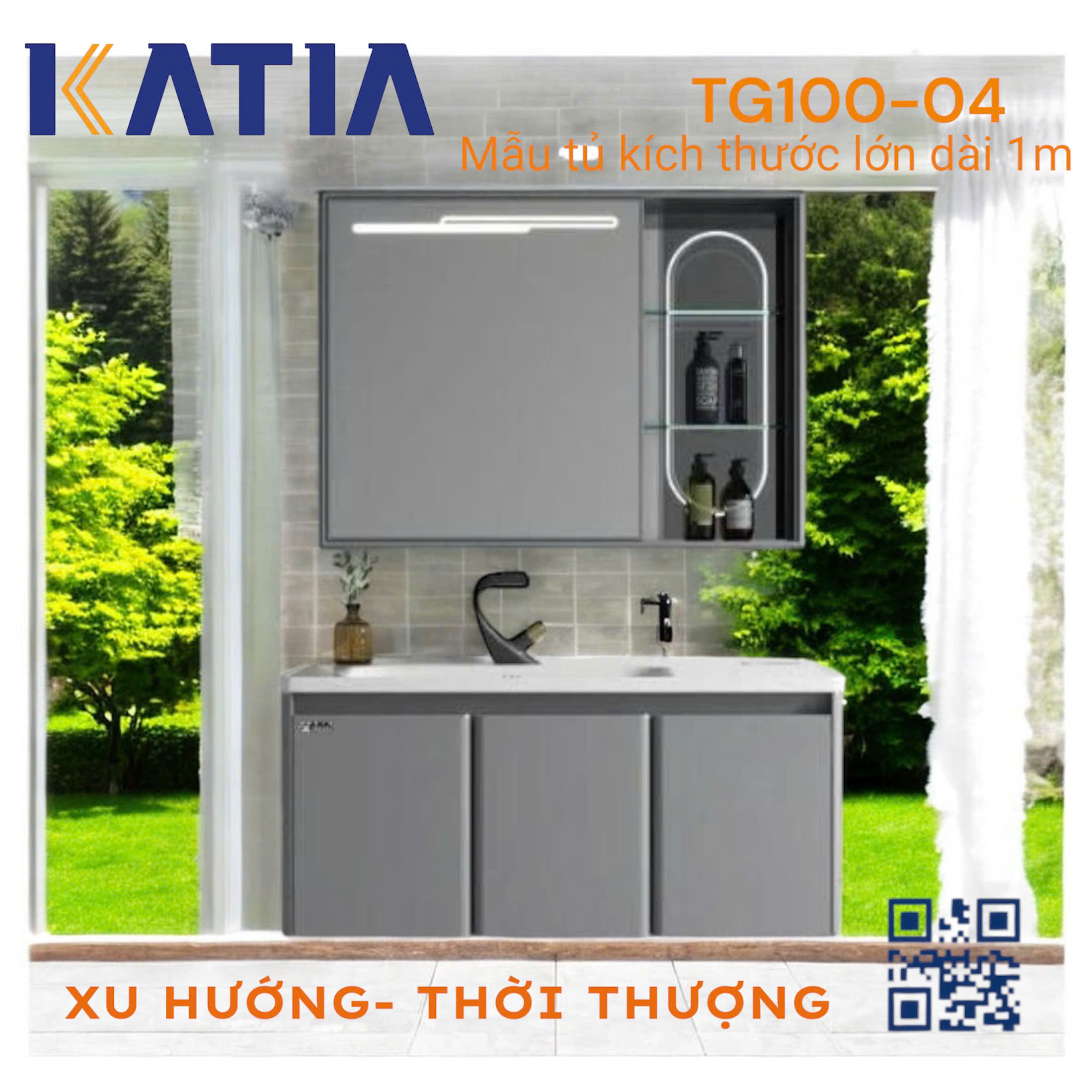 Tủ chậu TG100-04