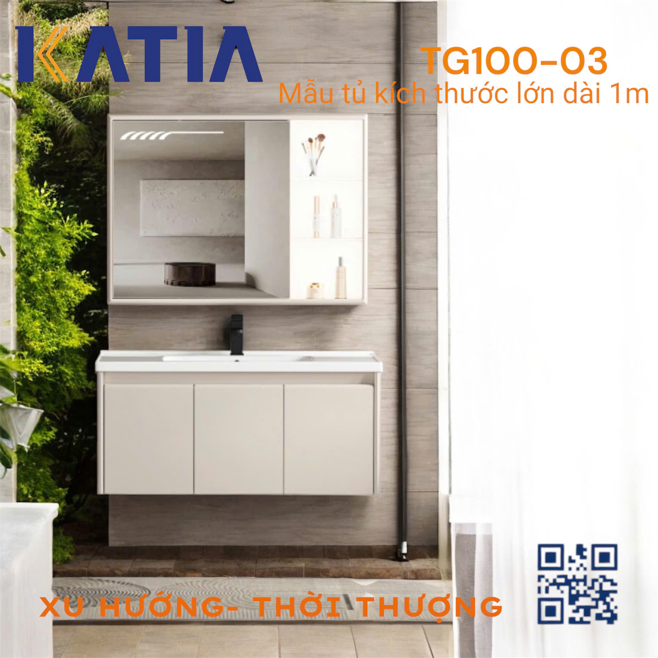 Tủ chậu TG100-03