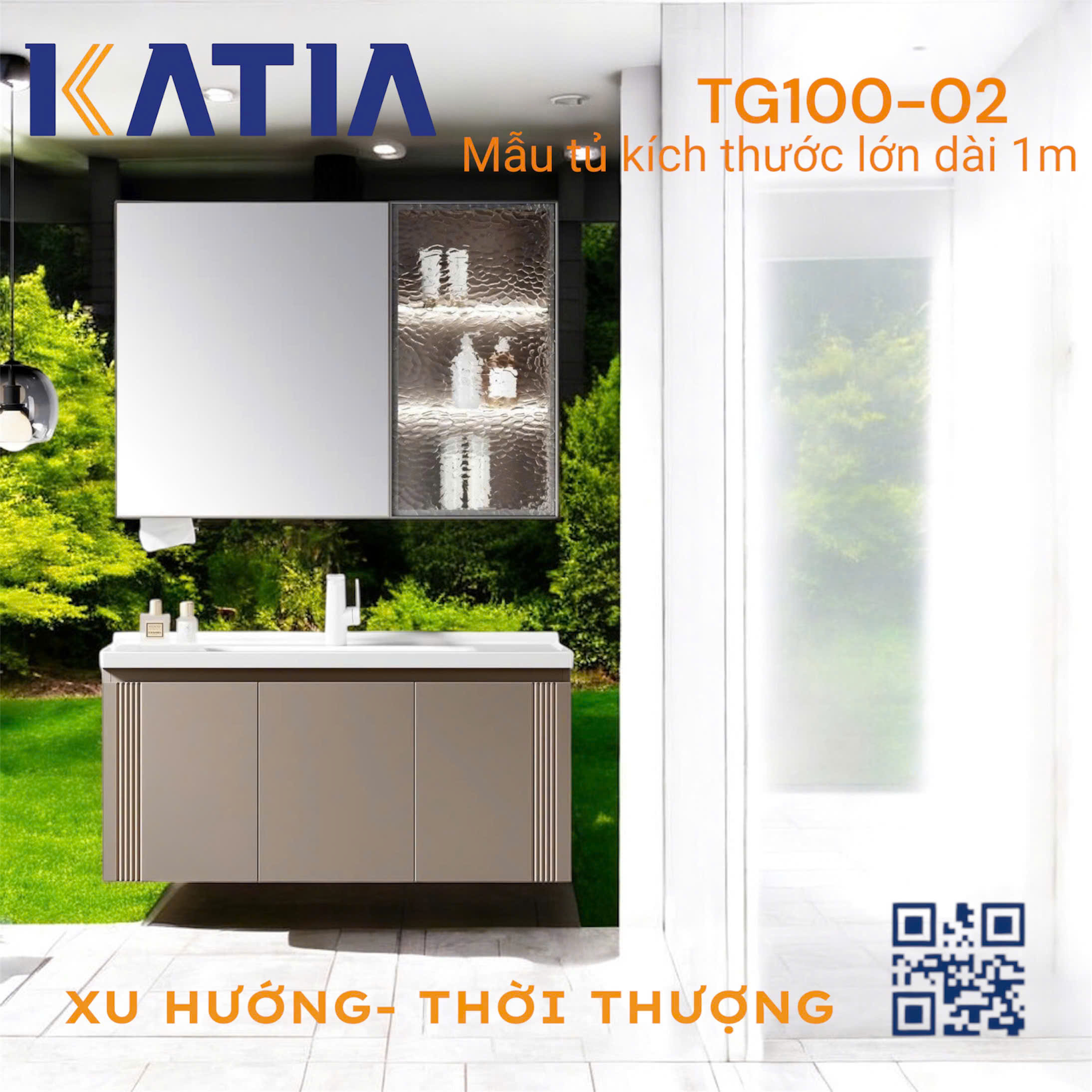 Tủ chậu TG100-02