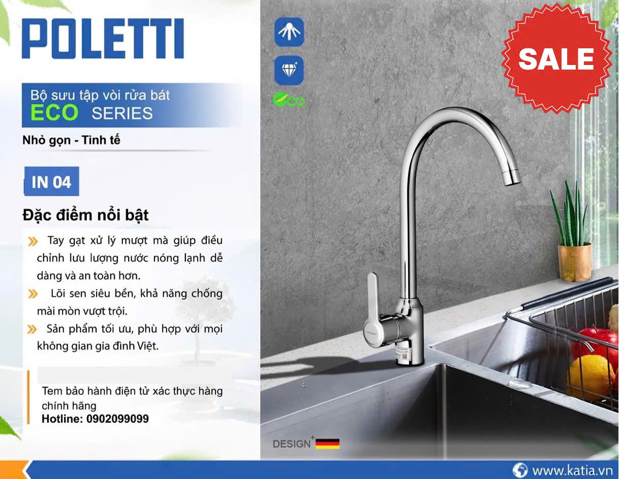 VÒI RỬA BÁT IN04