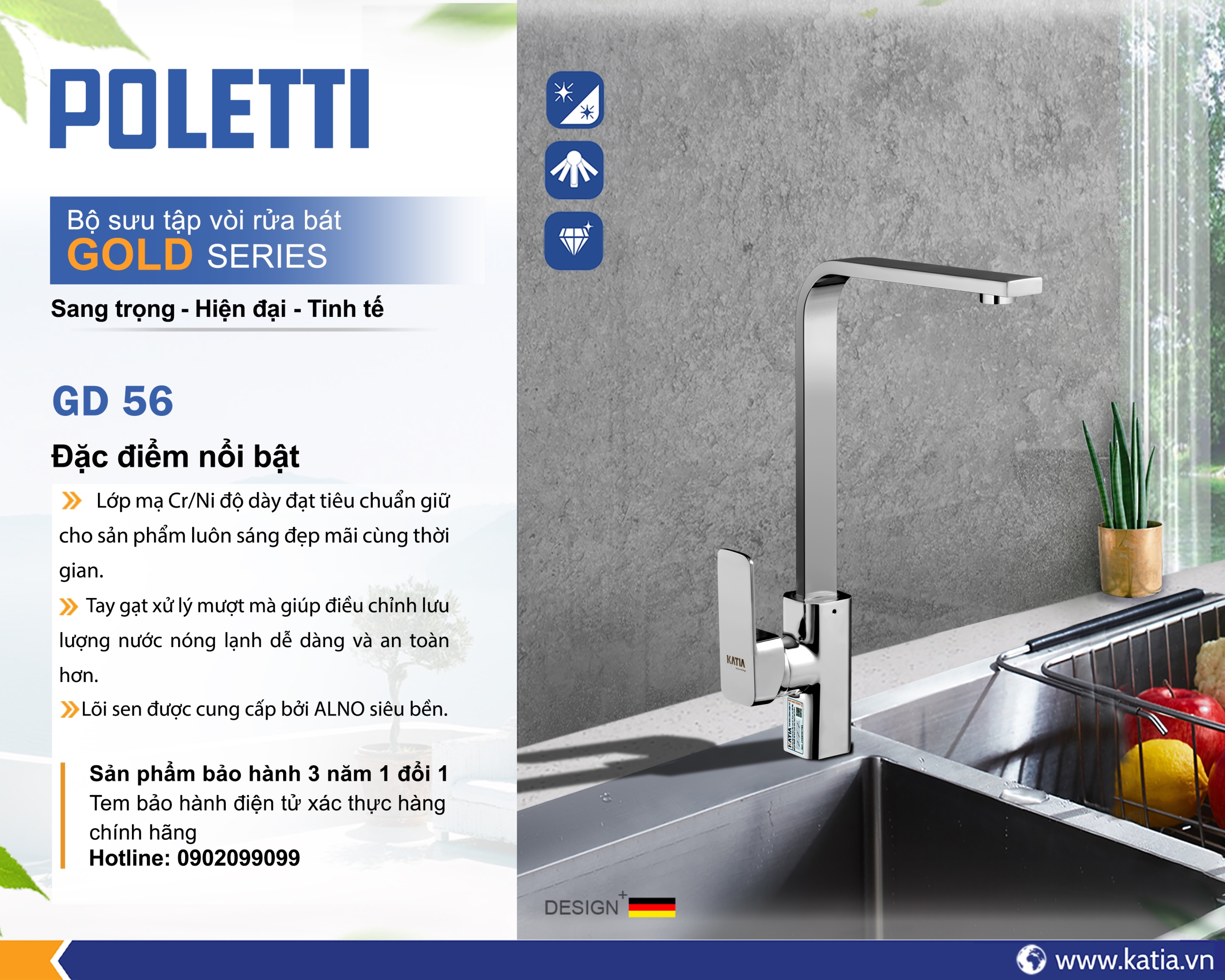 VÒI RỬA BÁT GD56