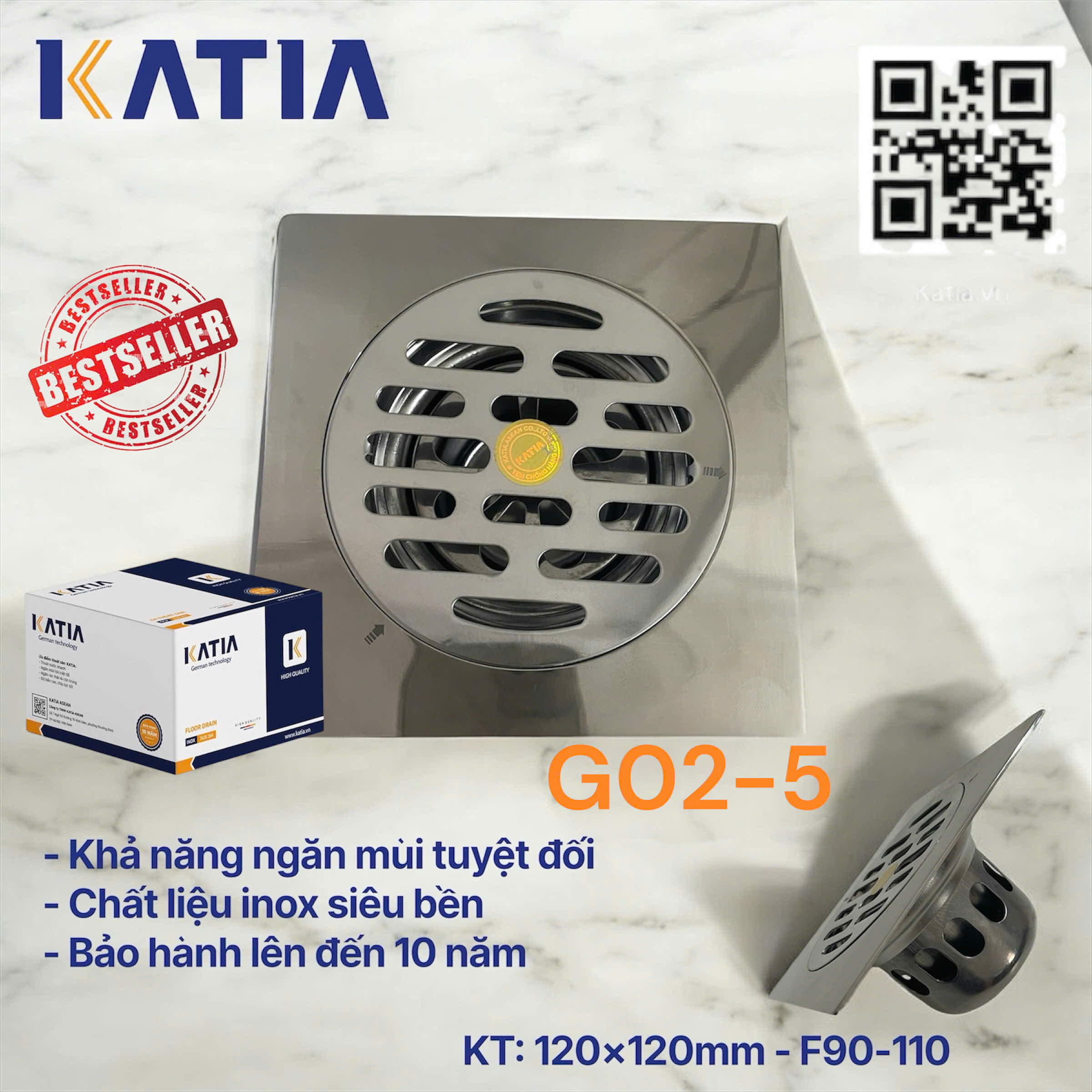Ga thoát sàn G02-5