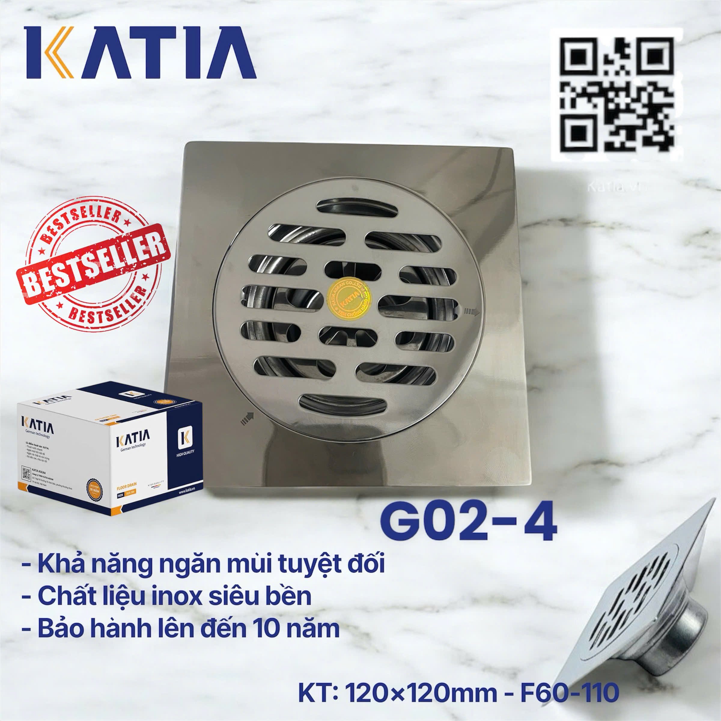 Ga thoát sàn G02-4