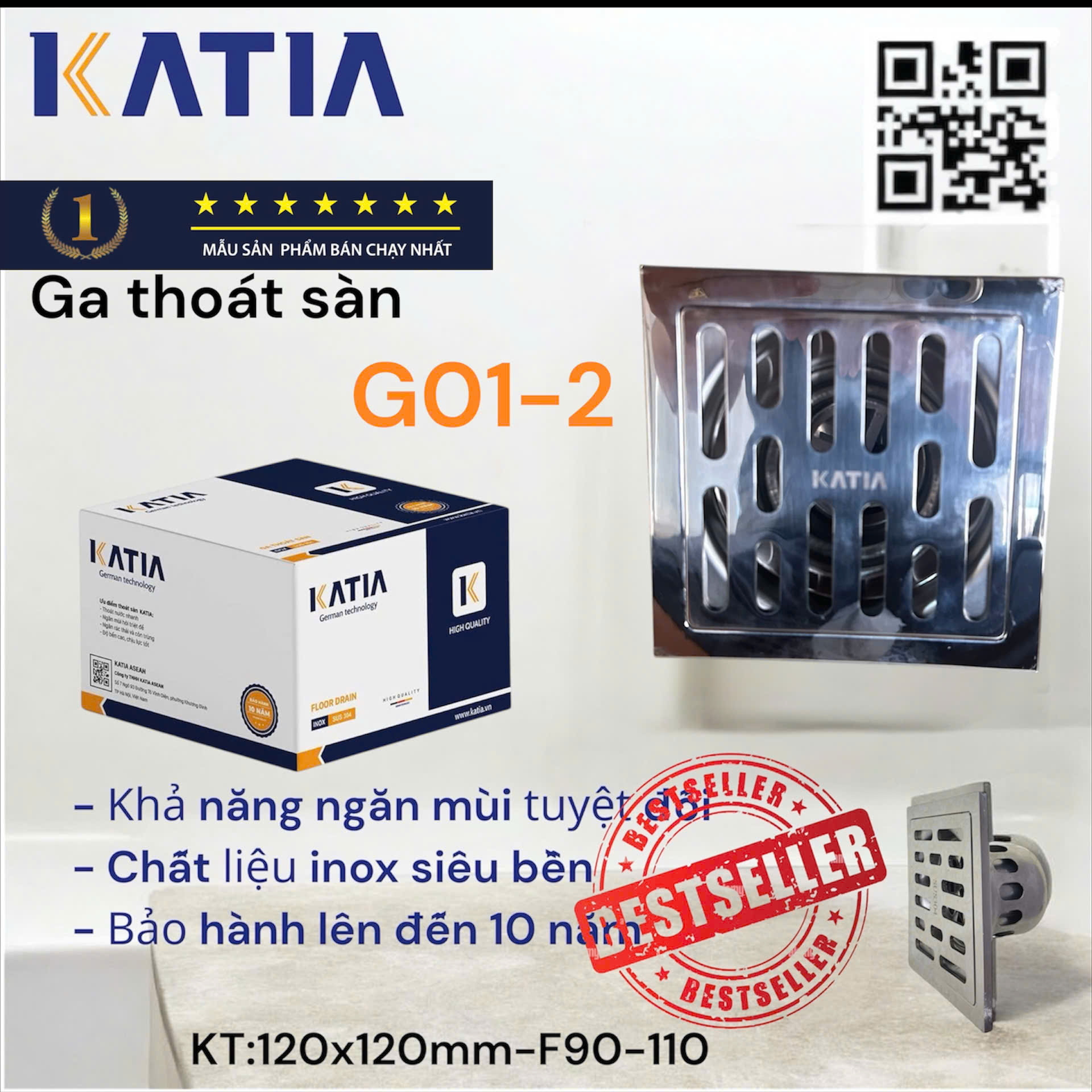 Ga thoát sàn G01-2