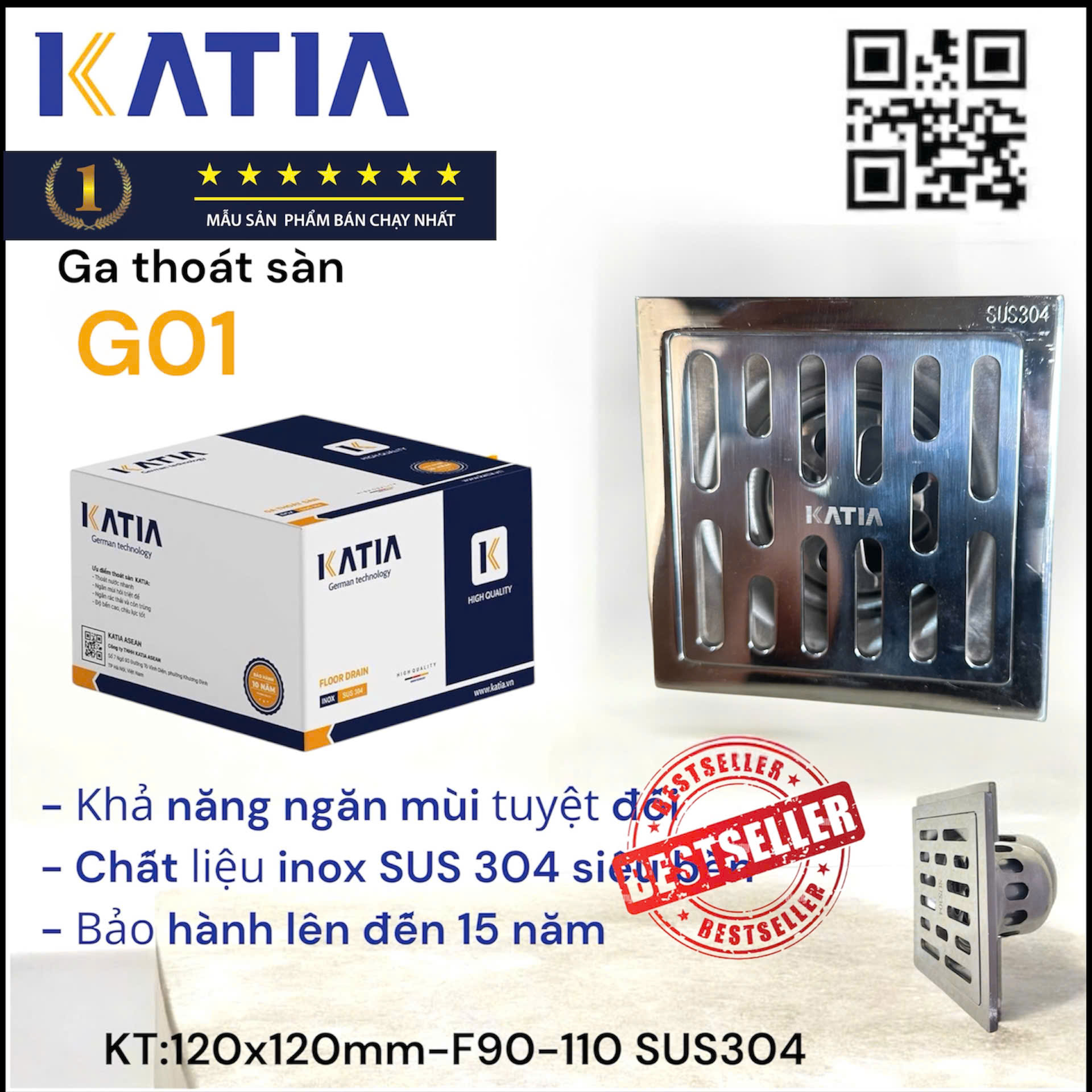 Ga thoát sàn G01