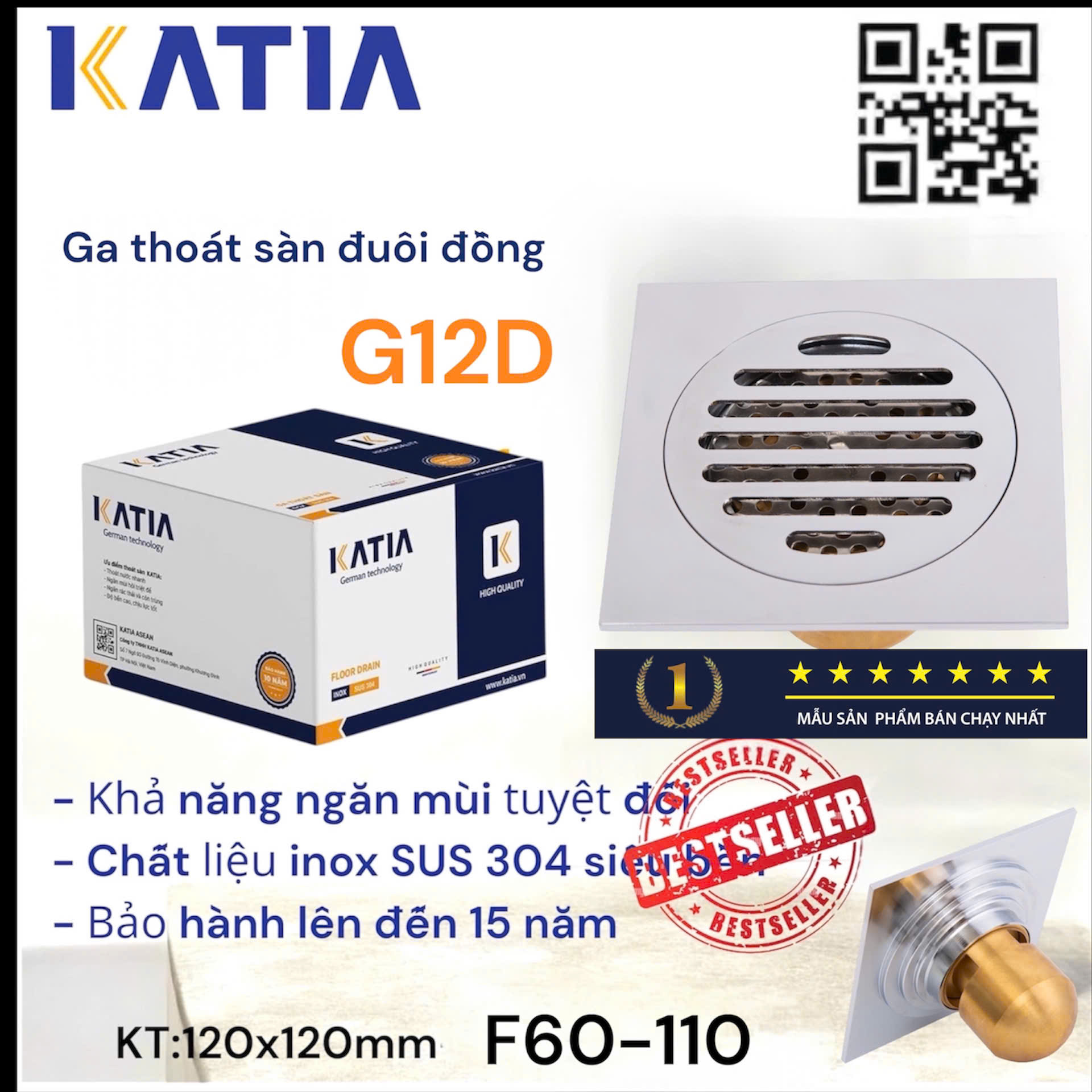 Ga thoát sàn G12D