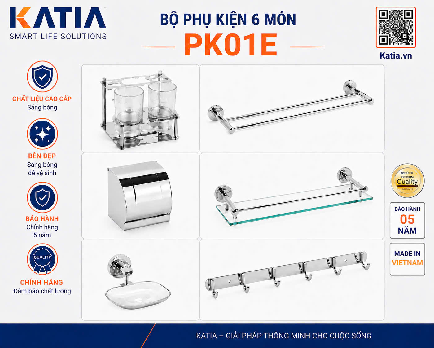 Bộ phụ kiện 6 món PK01E