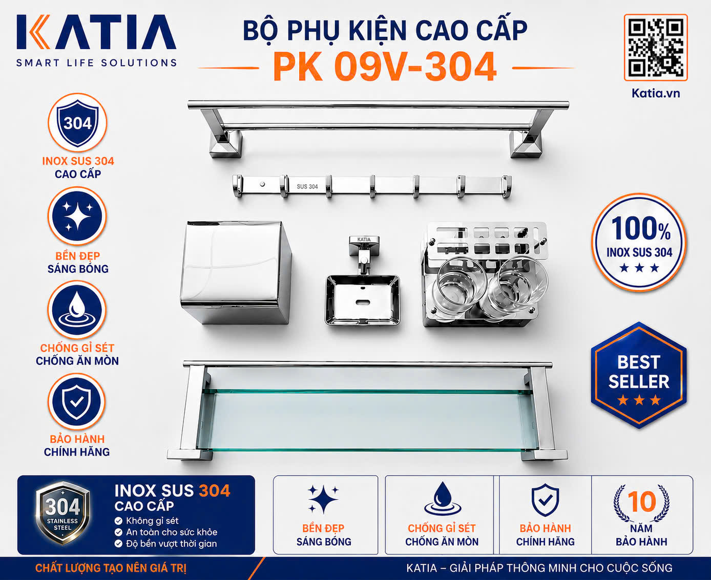 Bộ phụ kiện 6 món PK09V-304