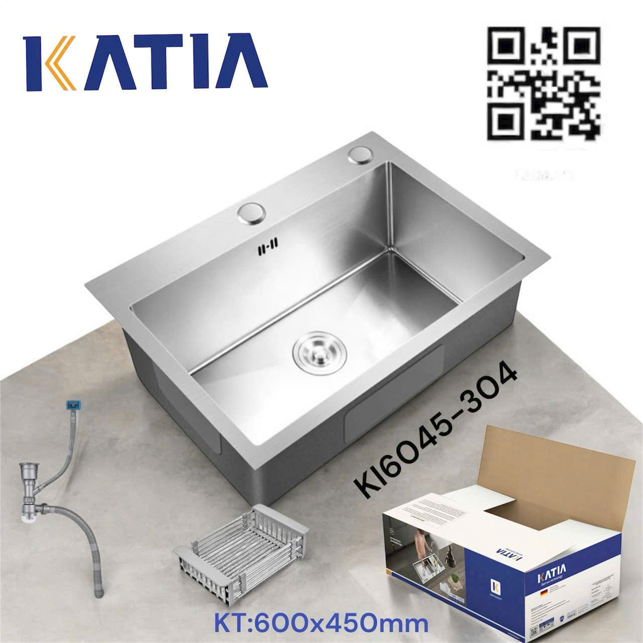 Chậu rửa bát cao cấp KI6045-304