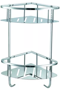 KỆ GÓC HAI TẦNG INOX 304 GELER 43-2