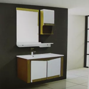 Bộ tủ chậu PVC cao cấp BROSS 761
