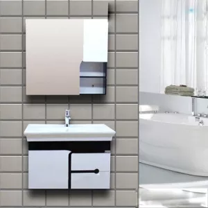 Bộ tủ chậu PVC cao cấp BROSS 2083