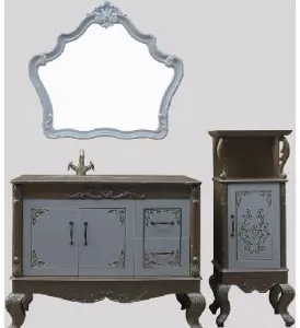 Bộ tủ chậu PVC cao cấp BROSS 602