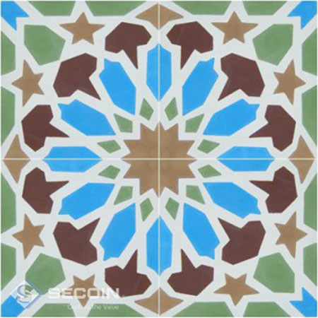 Gạch bông Secoin 15×15 D001