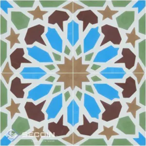 Gạch bông Secoin 15×15 D001