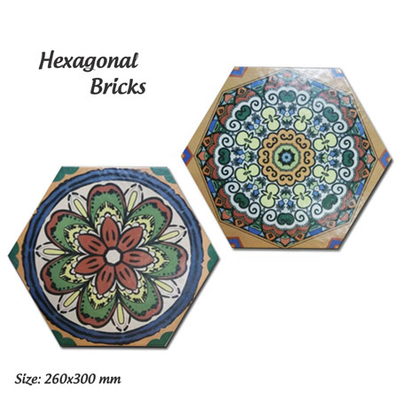 Gạch lục giác nhập khẩu 200X230 Porcelain