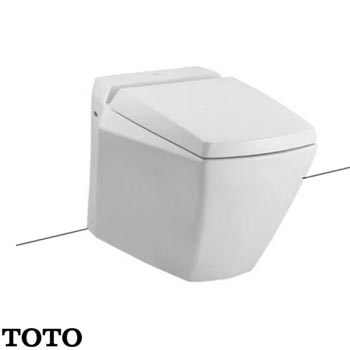 Bàn cầu đặt sàn TOTO CW681P (Thoát ngang)