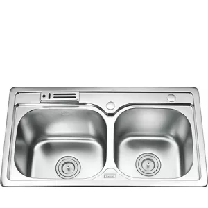 Chậu rửa bát inox Gorlde GD 5712 (78x44) có cài dao
